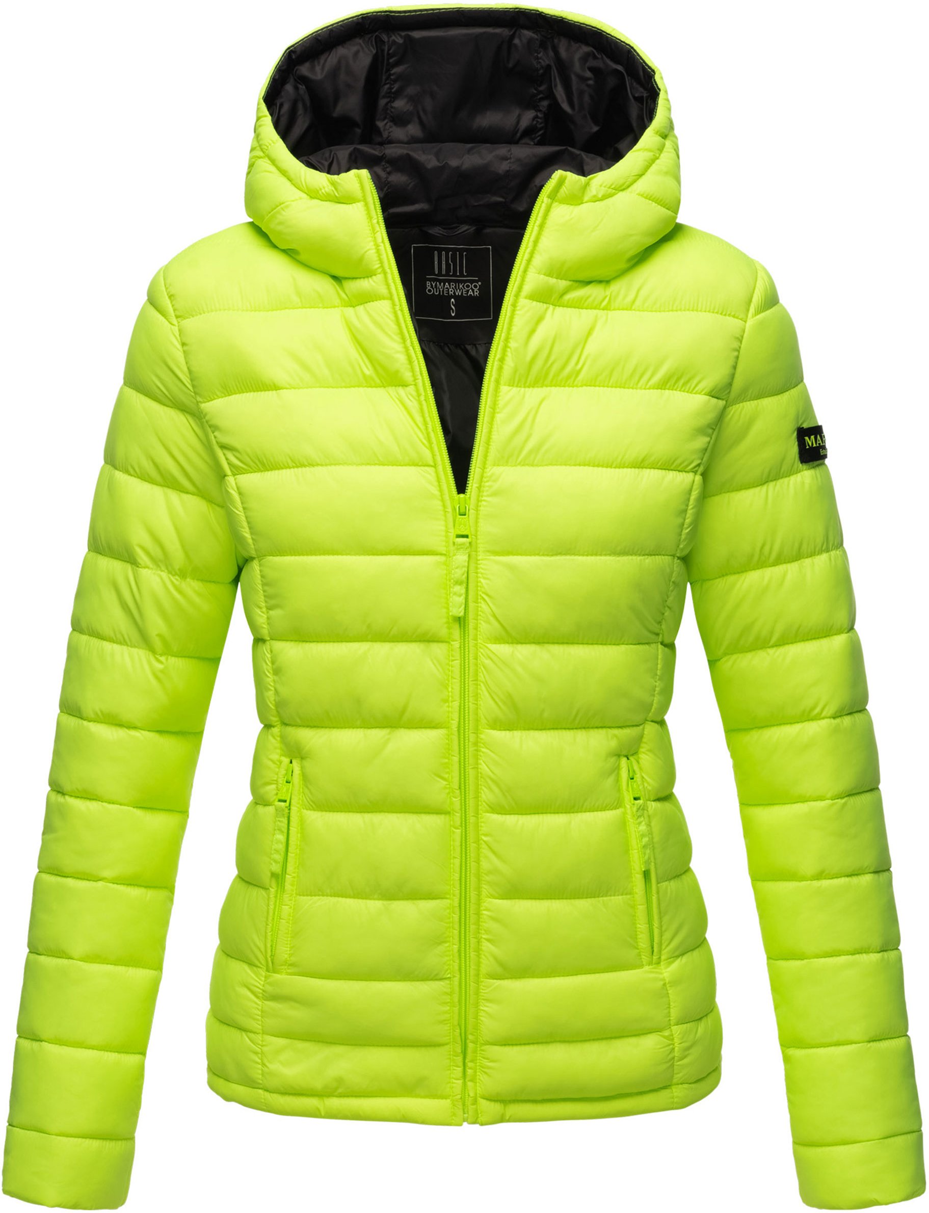 Marikoo Damen Steppjacke Lucy mit Kapuze & leichtem Futter