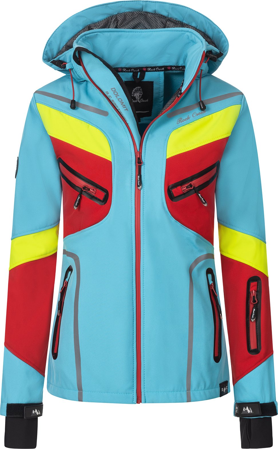 Thumbnail - Rock Creek Softshelljacke Türkis