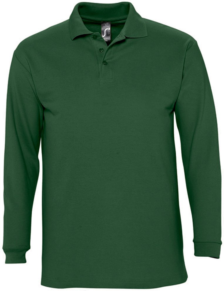 SOLS Winter II - Polo à manches longues - Homme (Vert)