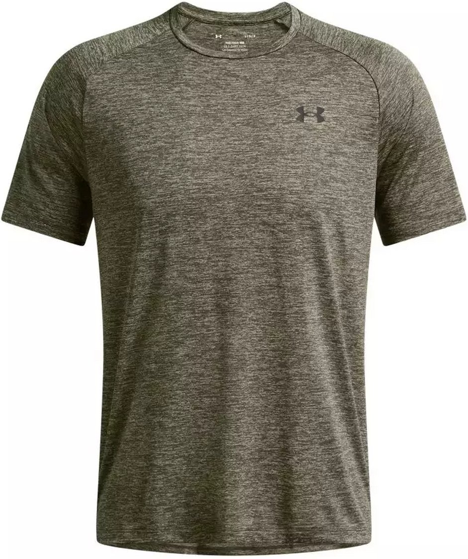 Under Armour - "Tech" T-Shirt für Herren kurzärmlig (Marine OD Grün)