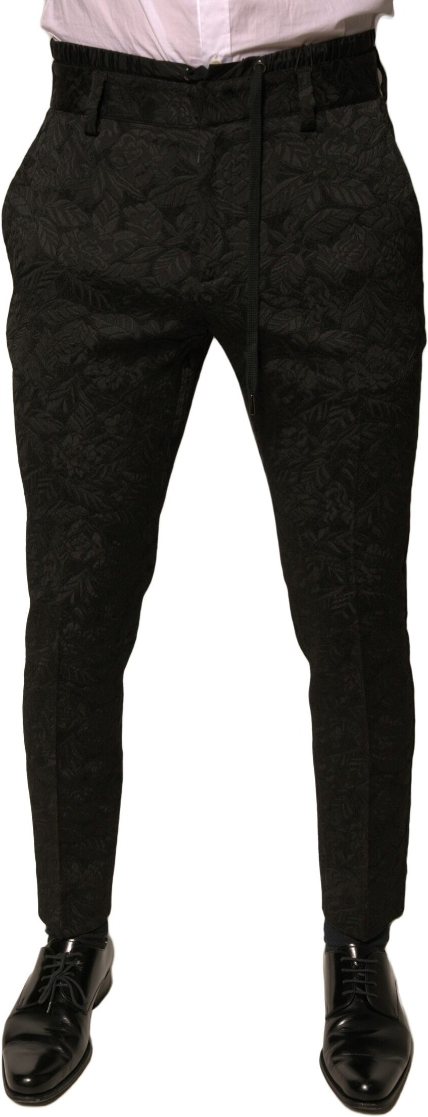 Schmale Passform Blumenhose