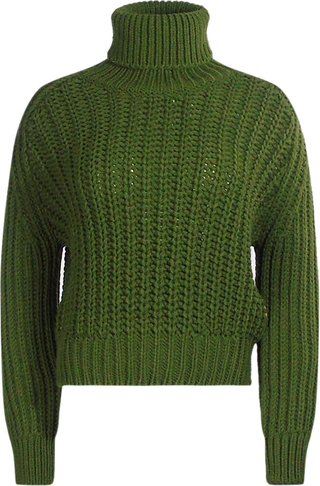 Dunkelgruner Strickpullover von Parajumpers