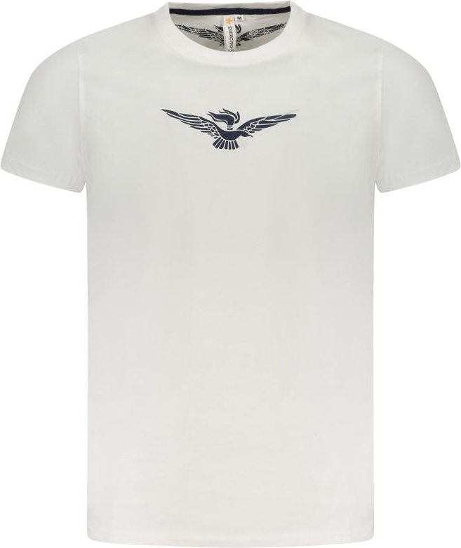 Accademia Militare Weißes Baumwolle Herren T-Shirt