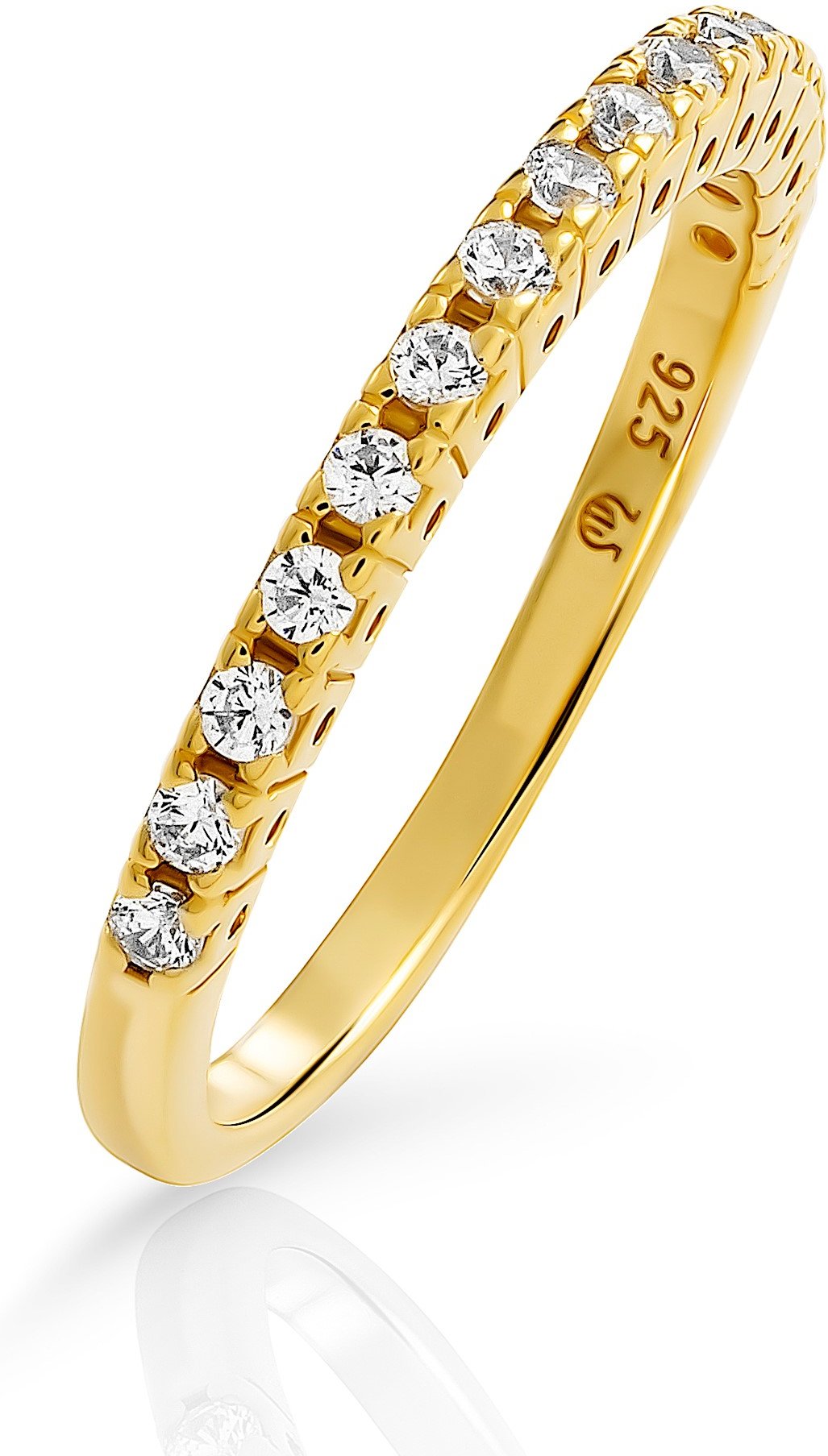 Orphelia 'Claire' Damen-Ring aus 925er Sterlingsilber – Gold ZR-7539/G