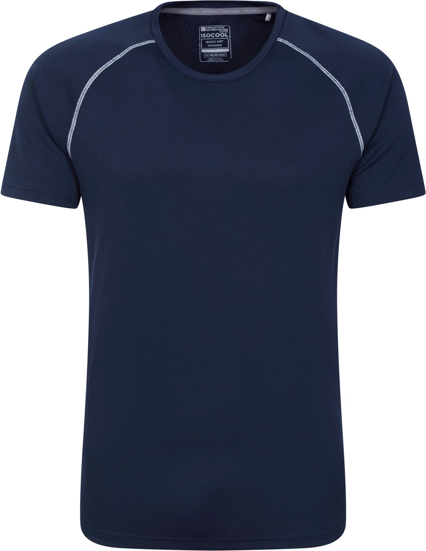 Mountain Warehouse - "Endurance" T-Shirt Atmungsaktiv für Herren (Marineblau)