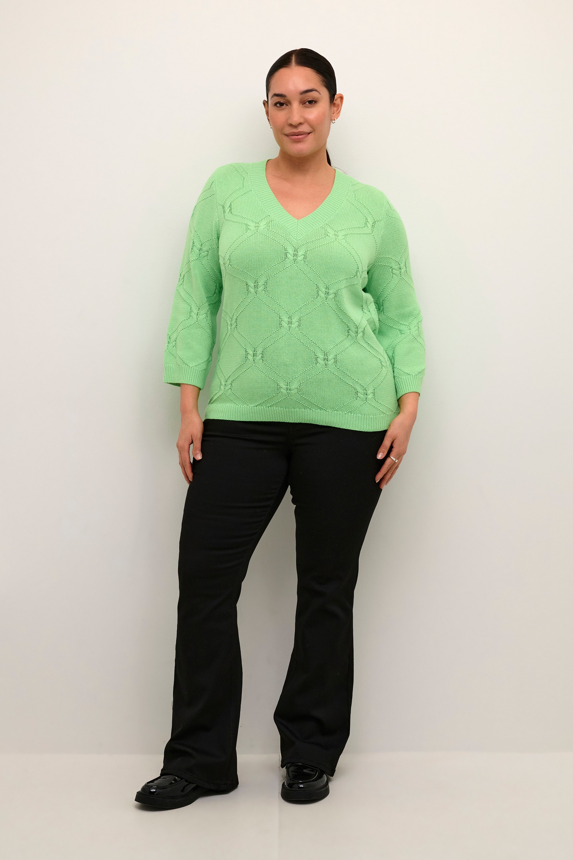 Strickpullover Loose fit light green