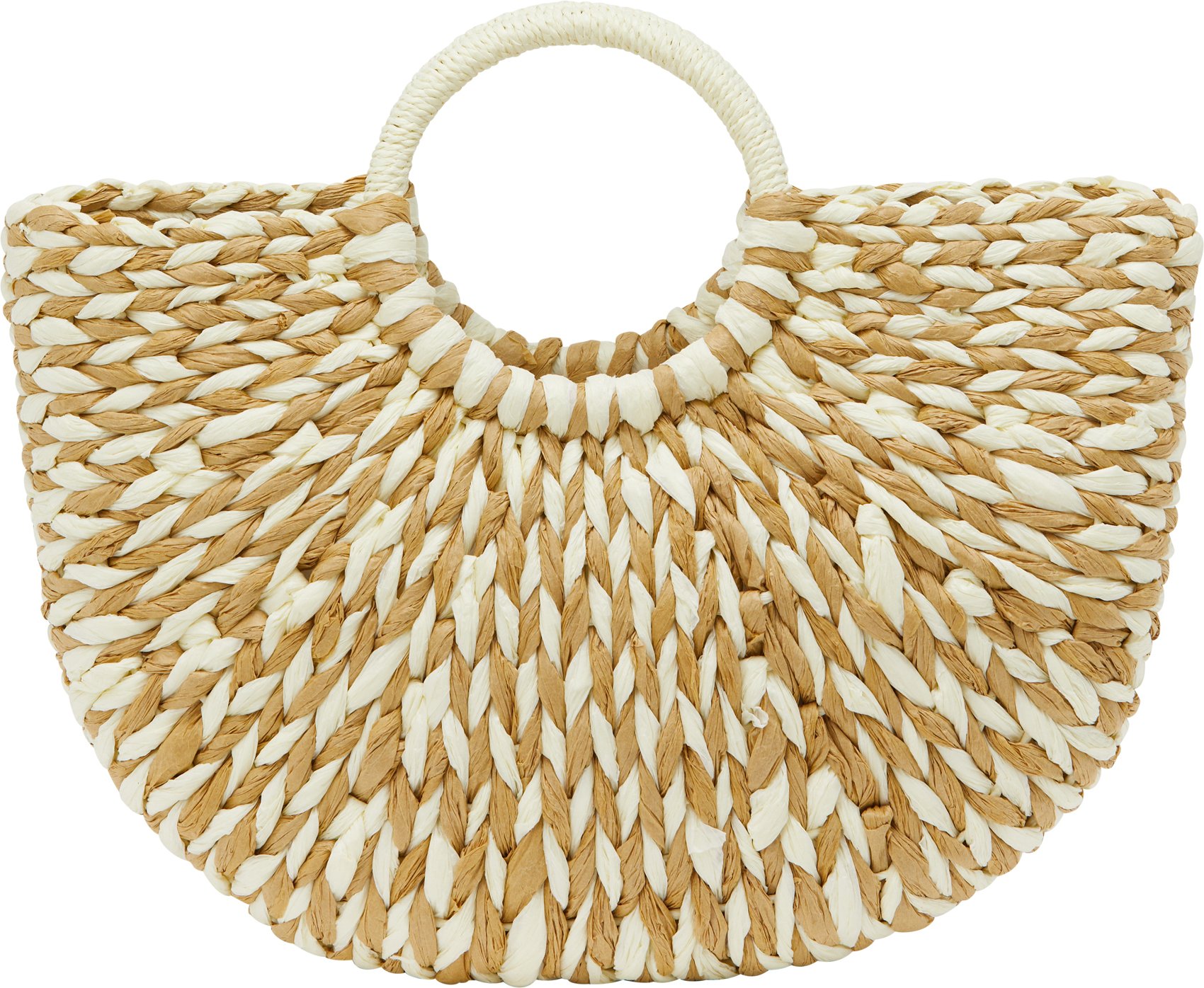 IZIA Handtasche Handtasche Frauen Dunkelbeige Offwhite