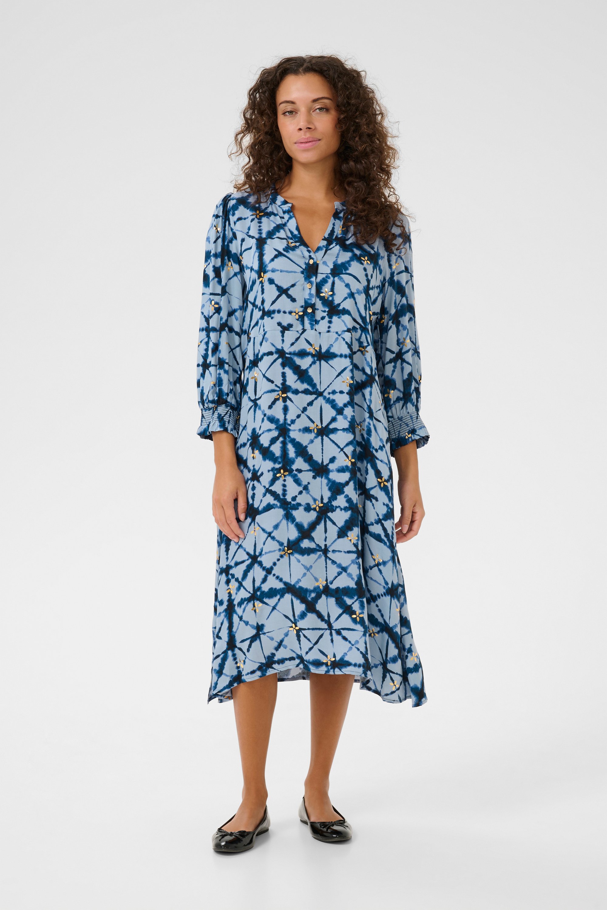Thumbnail - Kleid Relaxed fit blue navy