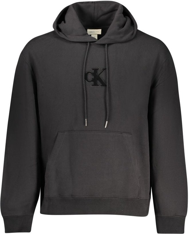 Calvin Klein Schwarzes Baumwoll-Herren-Hoodie