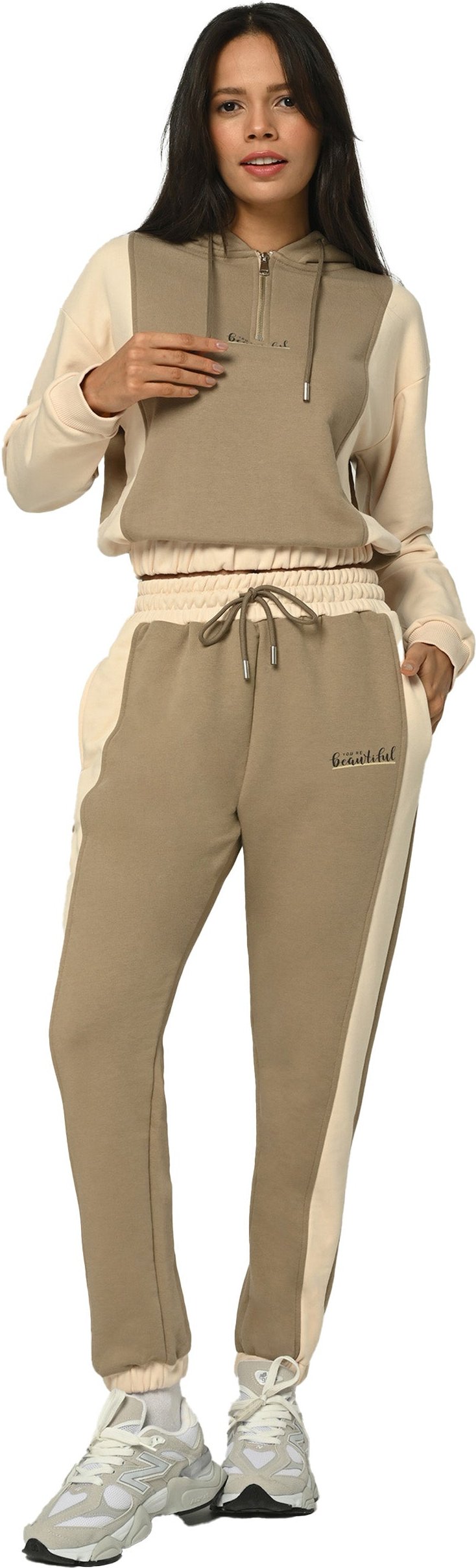 Tom Barron Damen-Trainingsanzug „Beautiful“, bestickt, modern