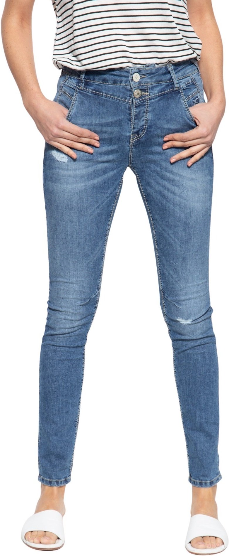 Amor, Truth & Trust Damen Damenhose Kira blau