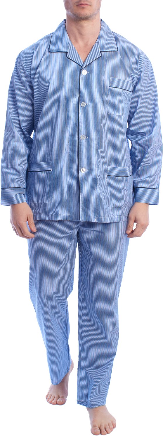 KLP5 Herren Popeline-Pyjama