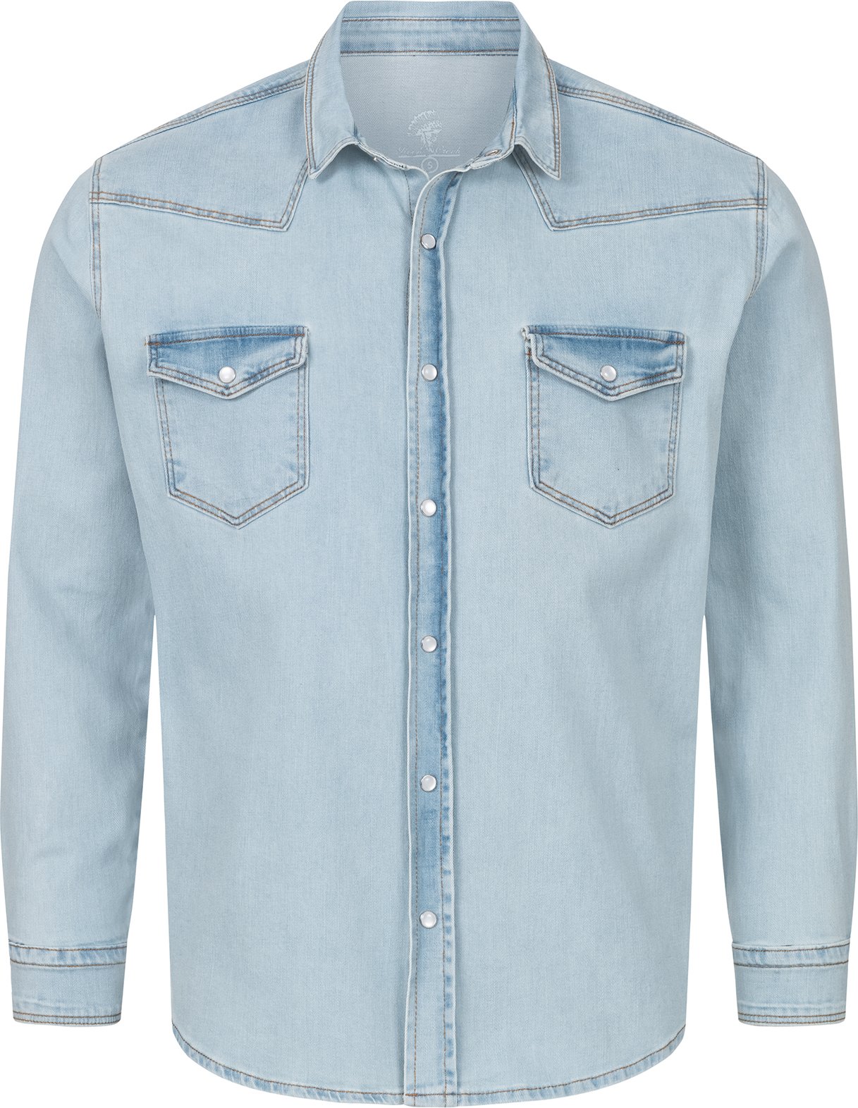 Thumbnail - Rock Creek Jeanshemd Hellblau