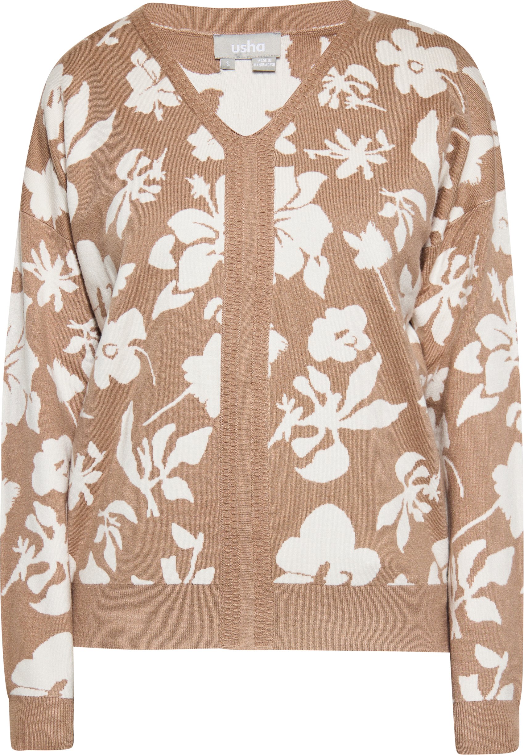 usha Zur Seite fahren Damen taupe/wollweiß