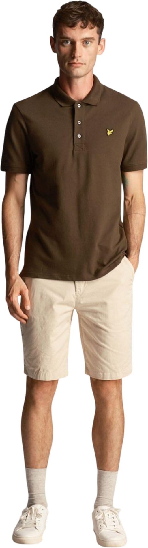 Lyle & Scott - "Anfield" Chino Kurze Hose für Herren (Ecru)