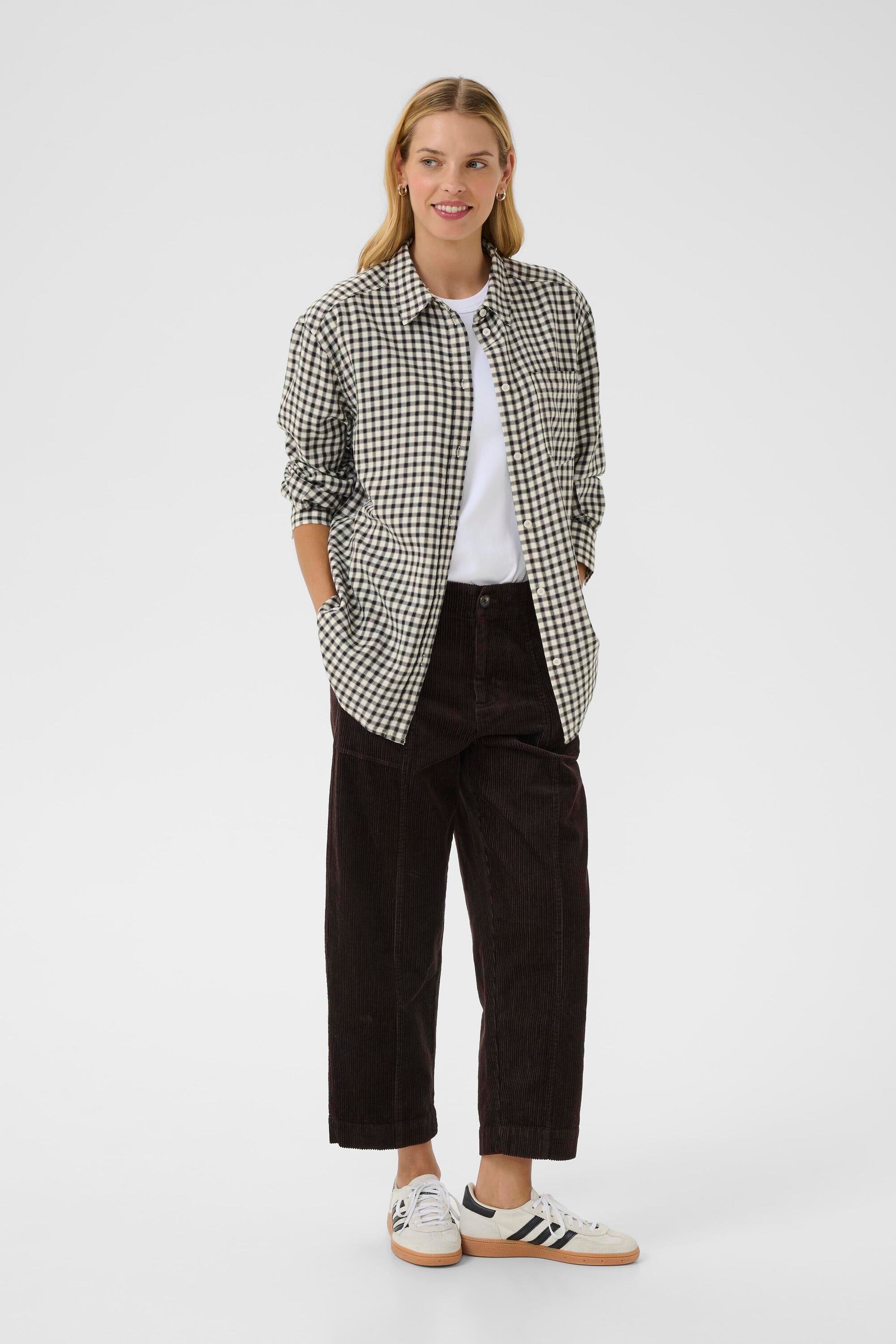 Langarm-Hemd SameaPW Relaxed fit dark blue