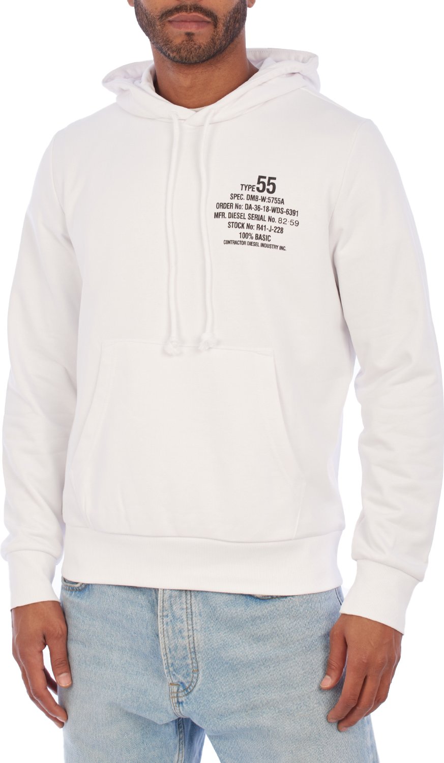 Kapuzenpullover mit Aufdruck A06500-00HAYT Mann