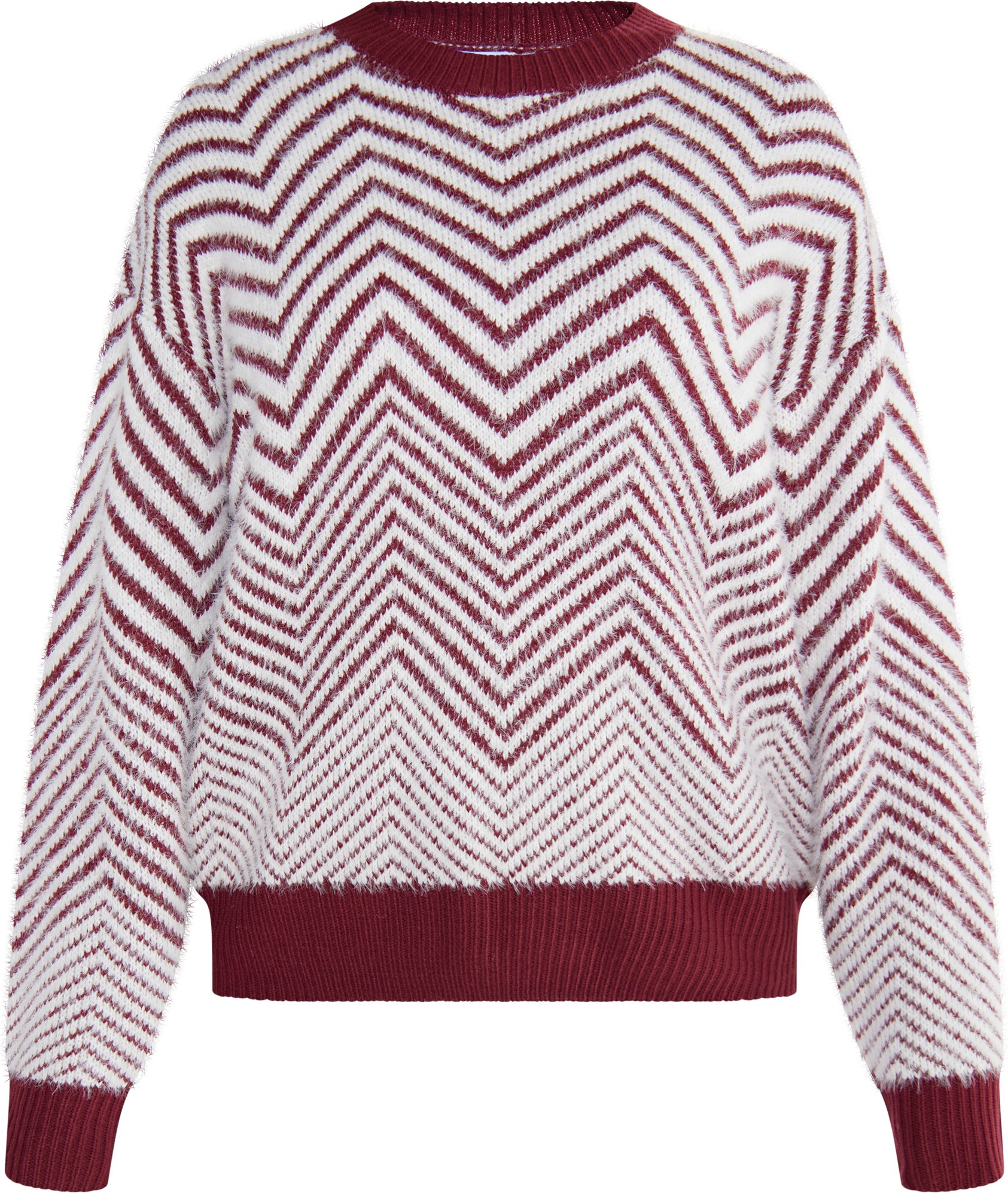 Thumbnail - usha Zur Seite fahren Damen Dunkelkirschrot Weiss