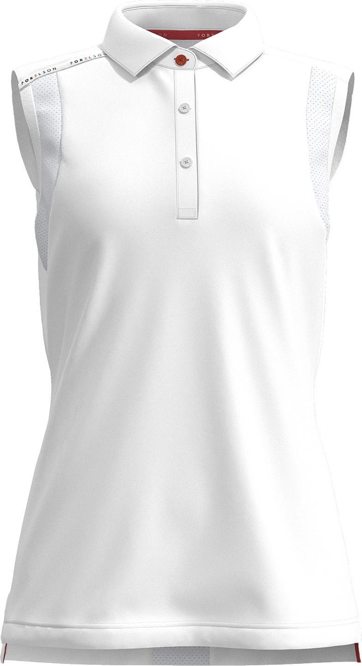 Forelson - "Stow" Poloshirt für Damen Ärmellos (Weiß)