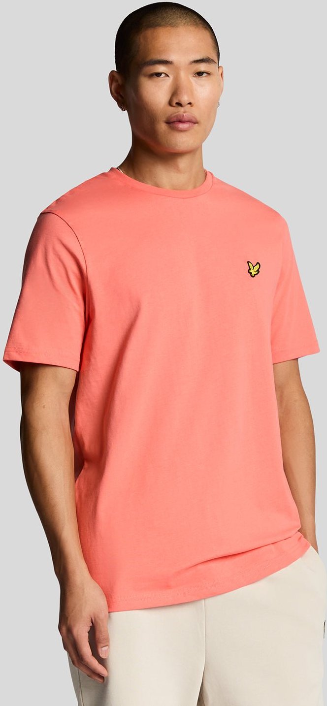 Lyle & Scott Schlichtes T-Shirt - Koralle