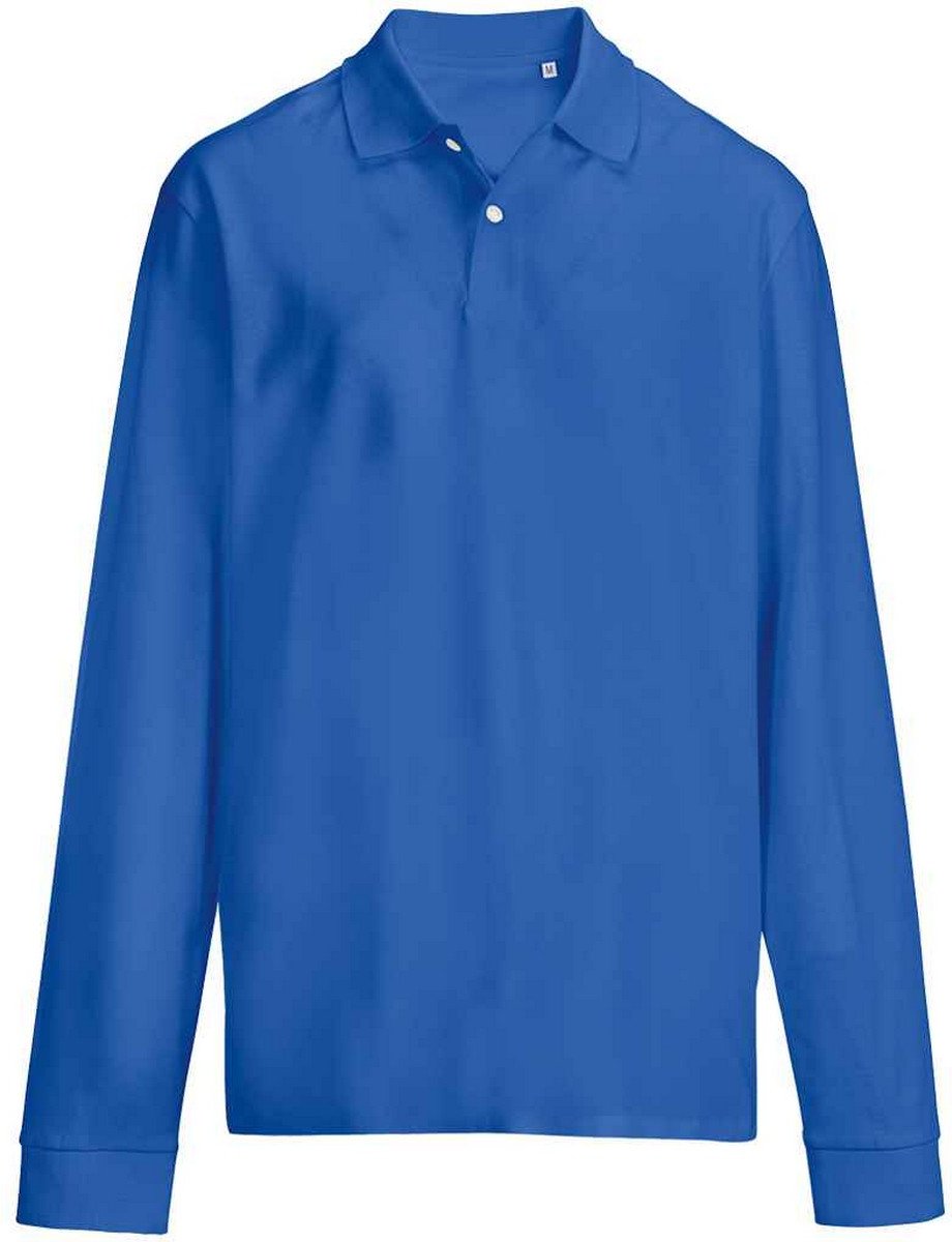 Thumbnail - SOLS Unisex-Erwachsene Piqué-Langarm-Poloshirt (Königsblau)