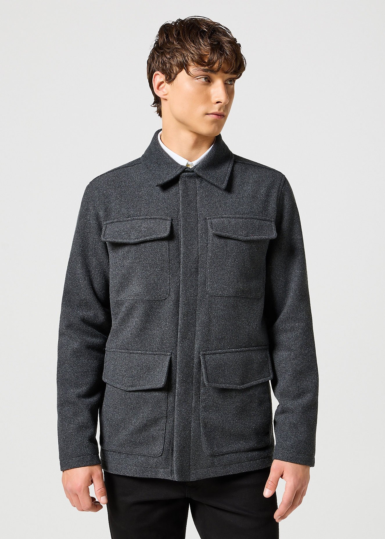 Wrangler - Jacket Charcoal Heather