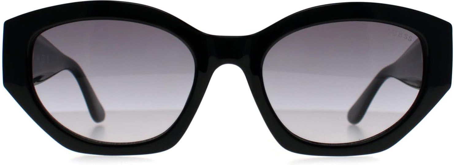 Thumbnail - Guess GF6164 01B glänzende schwarz-graue Sonnenbrille mit Farbverlauf