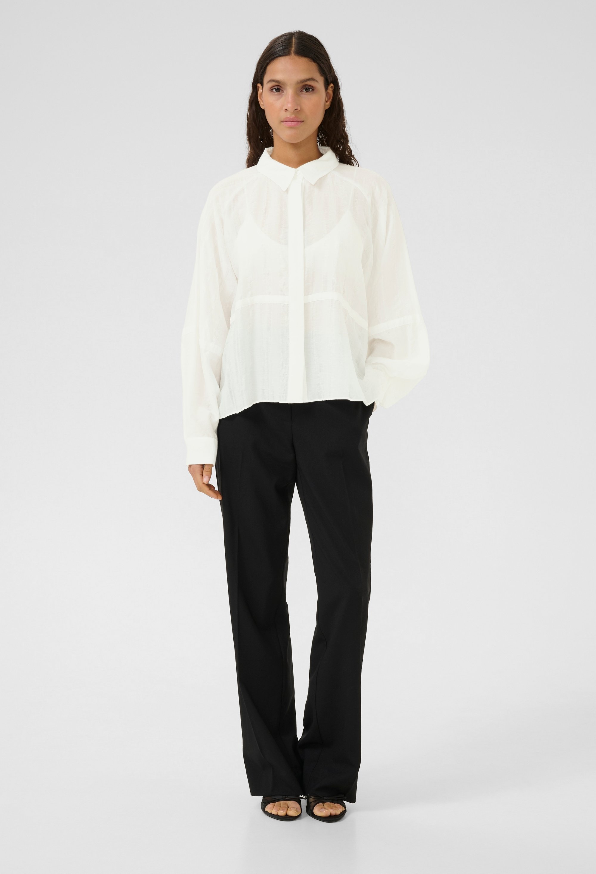 Langarm - Hemd Feminine Bright White