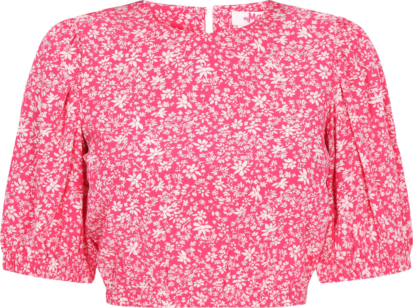 Mymo Bluse Frauen rosa weiß