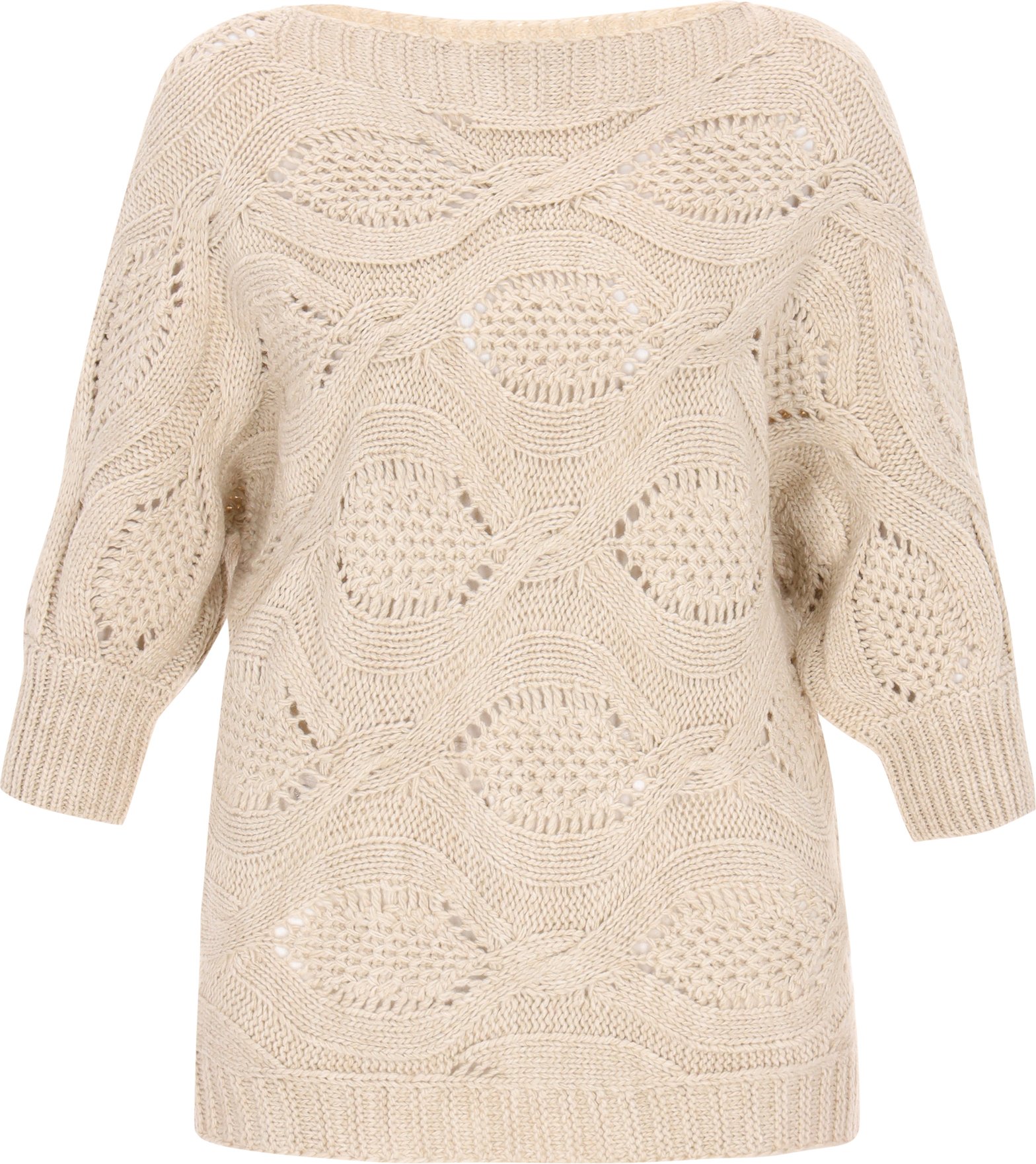 Thumbnail - usha Pullover Frauen Creme-Melange