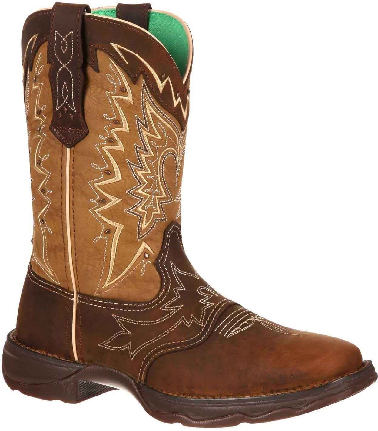 Durango Lady Rebel Leder Damen Nikotin/Braune Stiefel