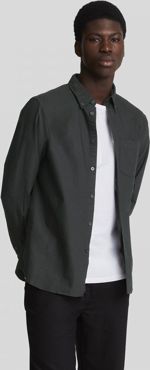 Lyle & Scott - Schwarzes Langarmhemd