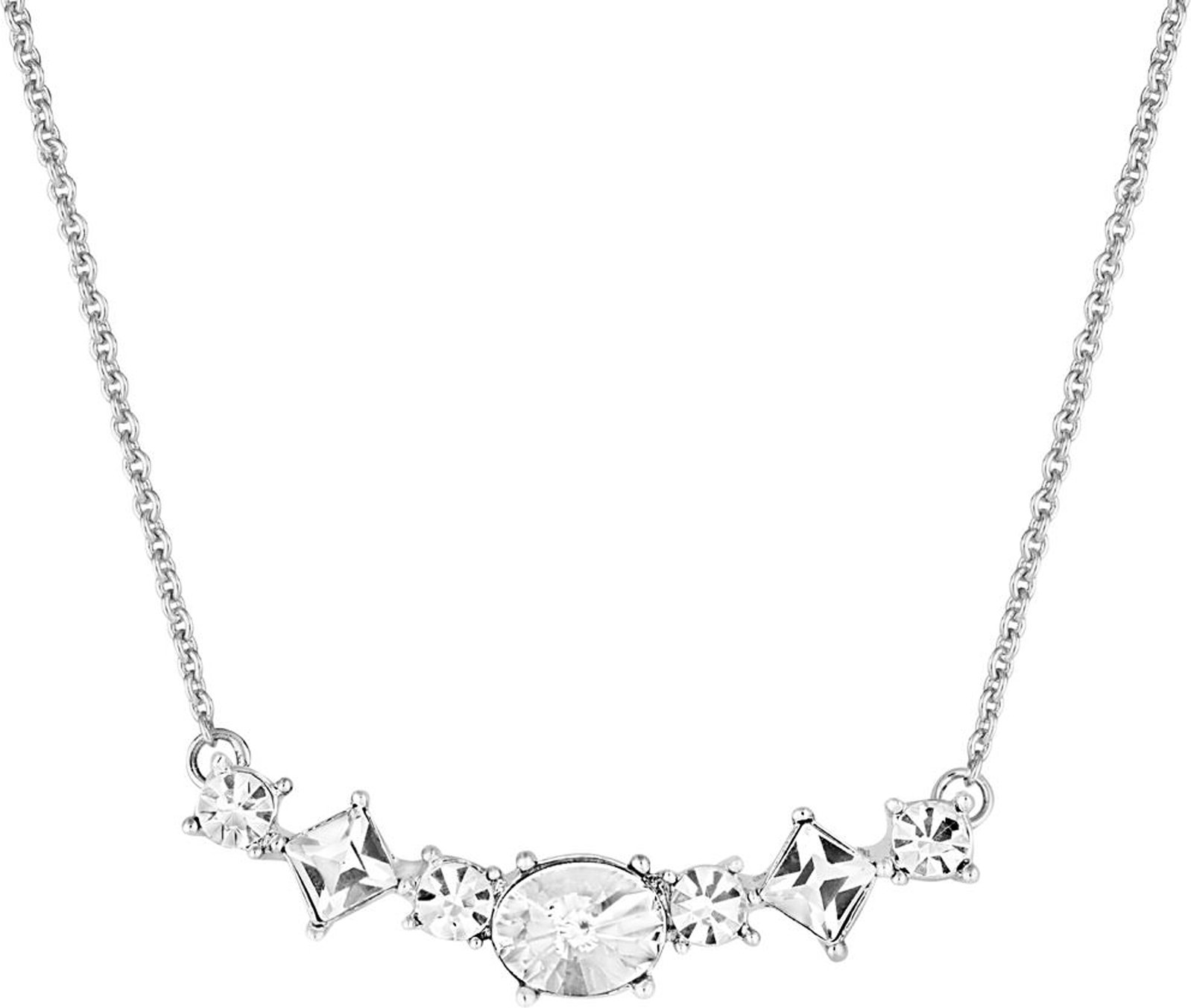 Buckley London Collier Messing rhodiniert Kristall