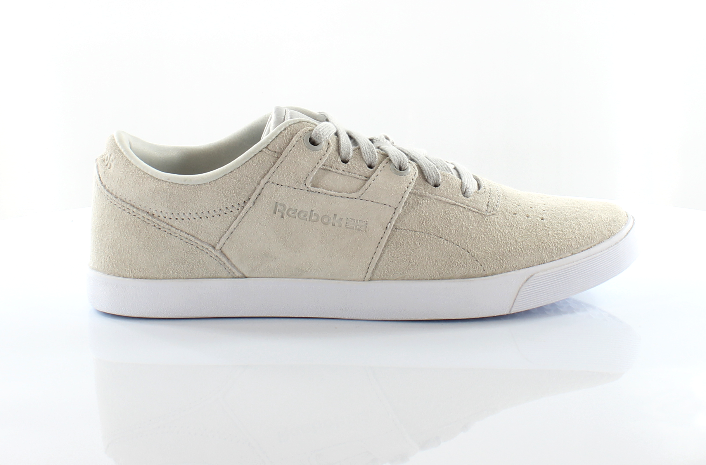 Reebok Training sauber fvs fbt grau Wildleder Leder Womens Trainer BS6148