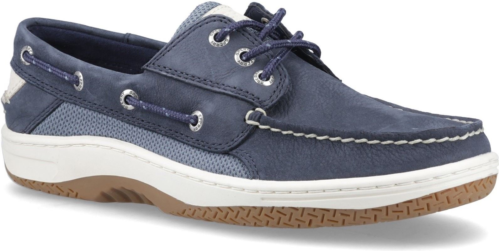 Sperry Billfish 3 Eye Herren Bootsschuhe Aus Leder In Marineblau