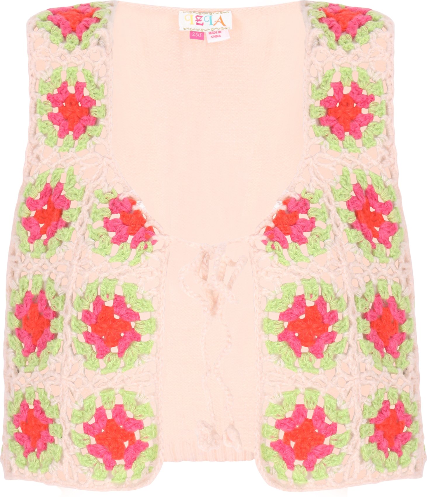 IZIA Weste Frauen creme mehrfarbig