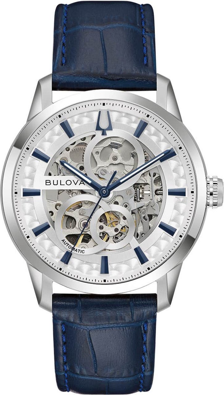 Bulova Sutton Blau Herren Armbanduhr 96A330