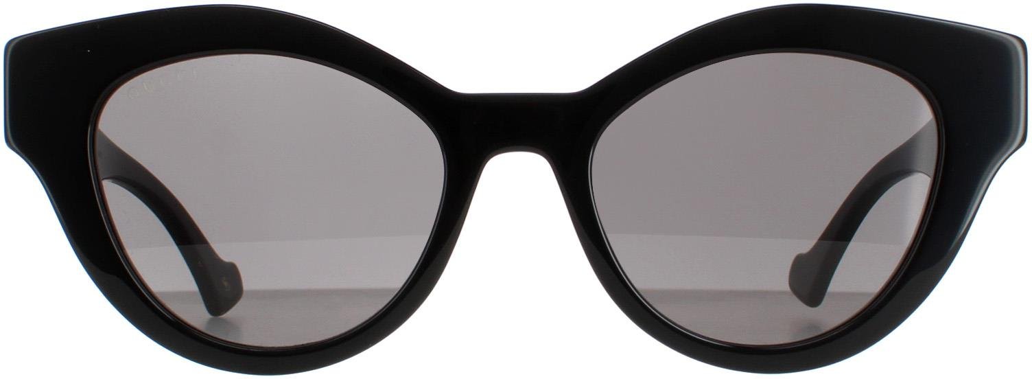 Lunettes De Soleil Gucci Cat Eye Femme Noir Gris GG0957S