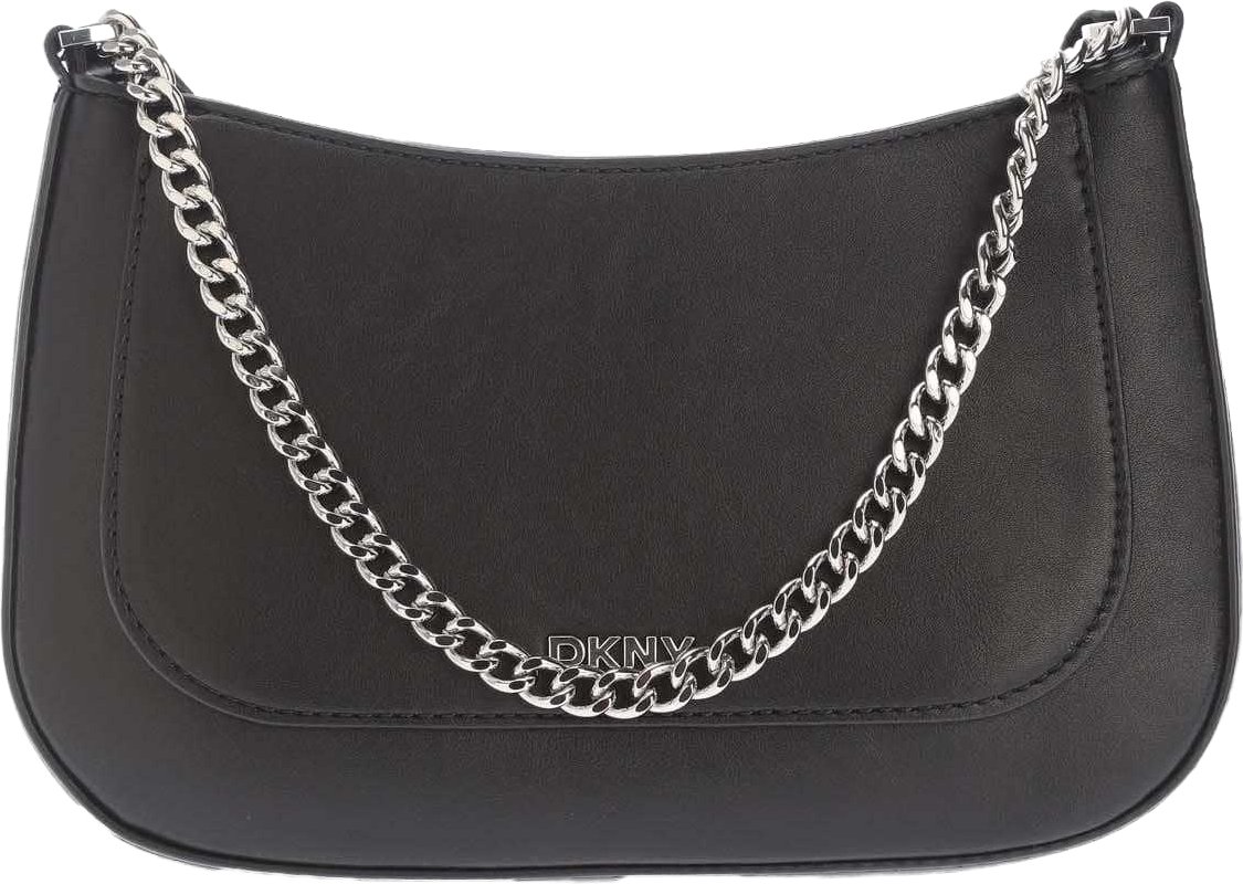 DKNY - "Rebel" Umhängetasche (Schwarz/Silber)