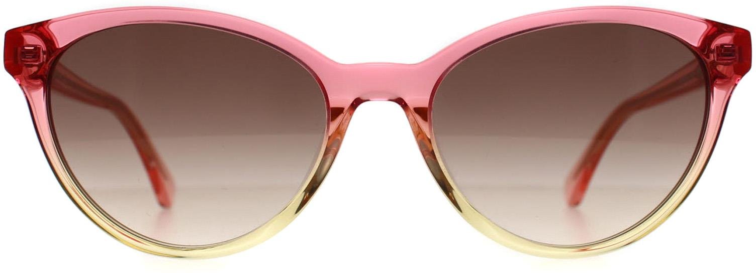 Kate Spade Adeline/G/S GVZ HA rosa schattiert gelb braun Farbverlauf Sonnenbrille