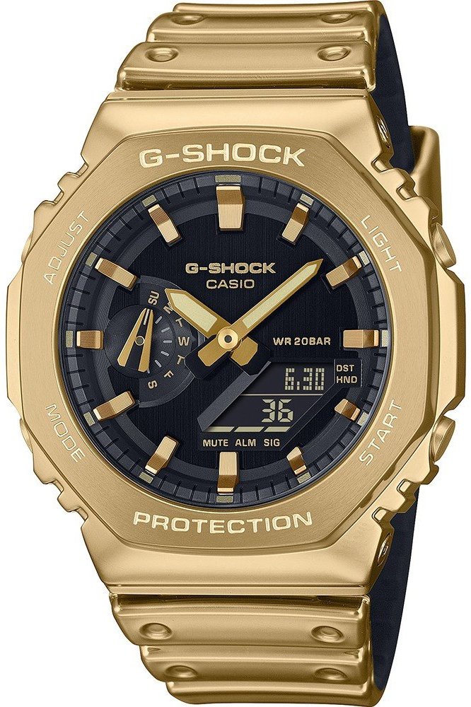Casio G-Shock G-Steel Herren Gold Uhr GM-2100YMG-9AER