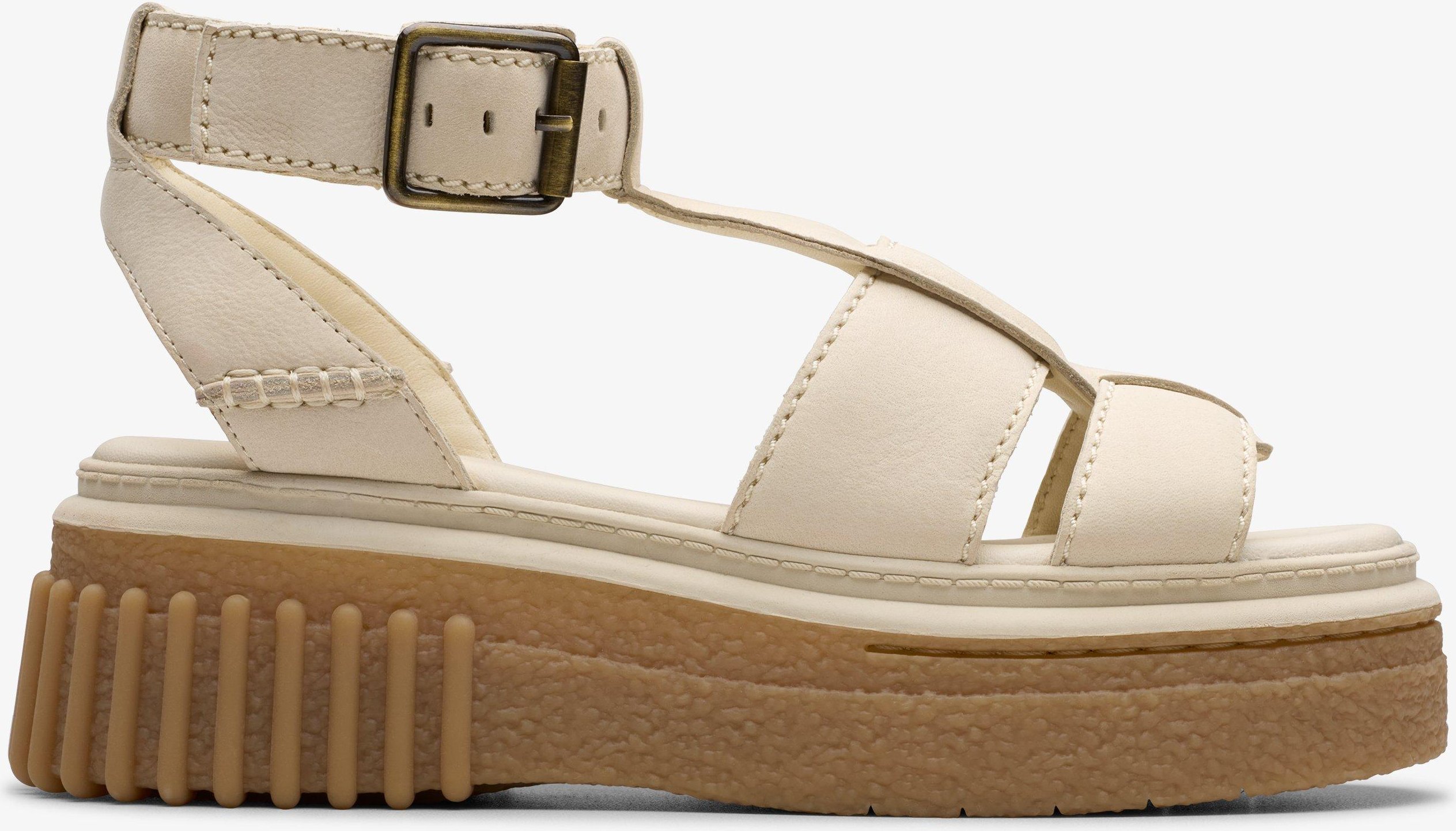 Evamar Sun Cream Leather Sandalen