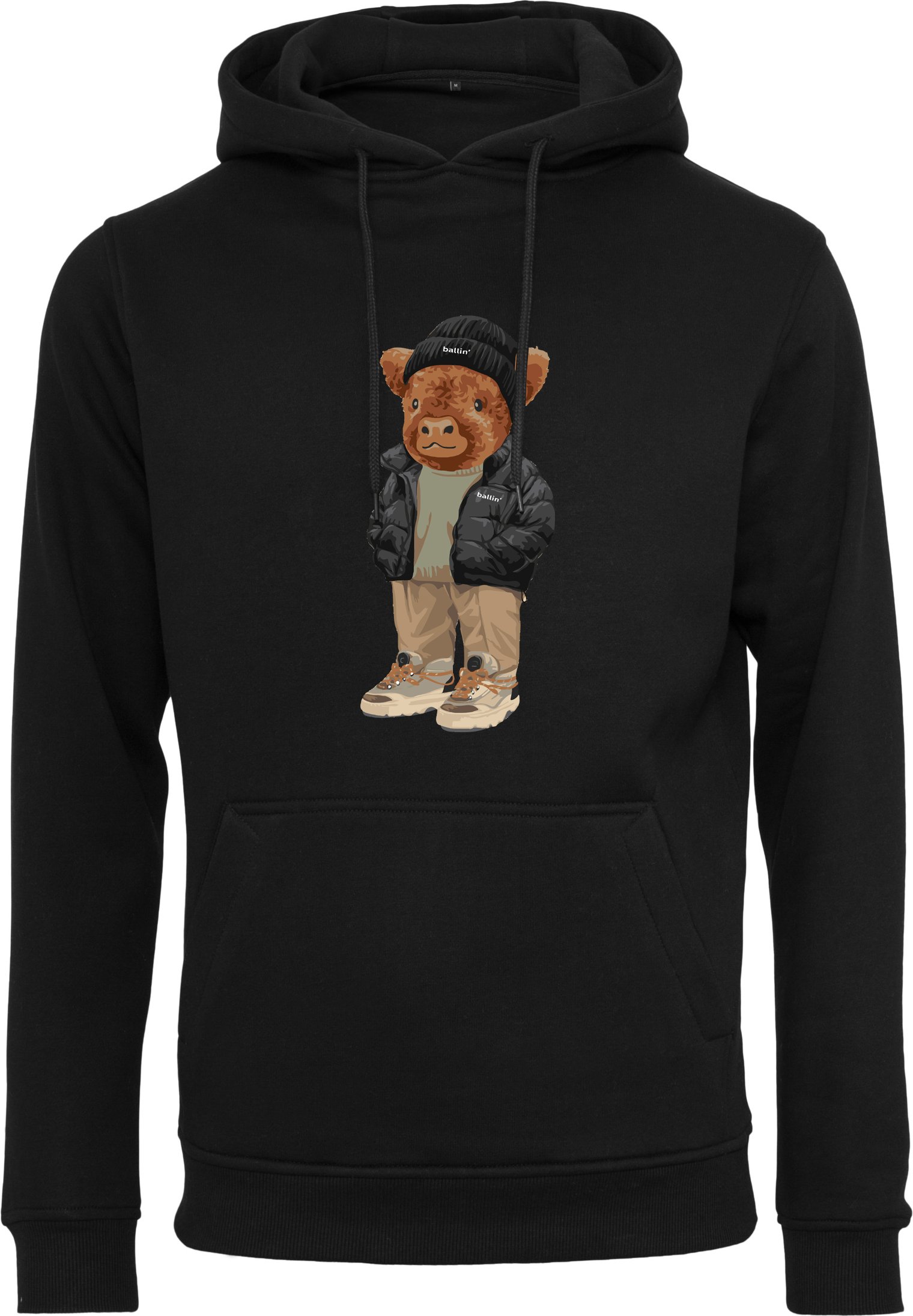 Ballin Est. 2013 Kapuzenpullover Cool Cow Hoodie Schwarz