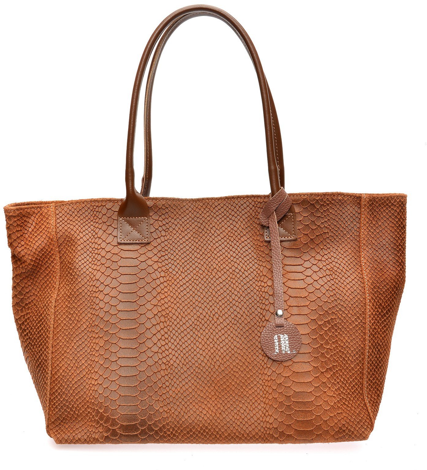 Anna Luchini Kastanienbraun Rindsledertasche