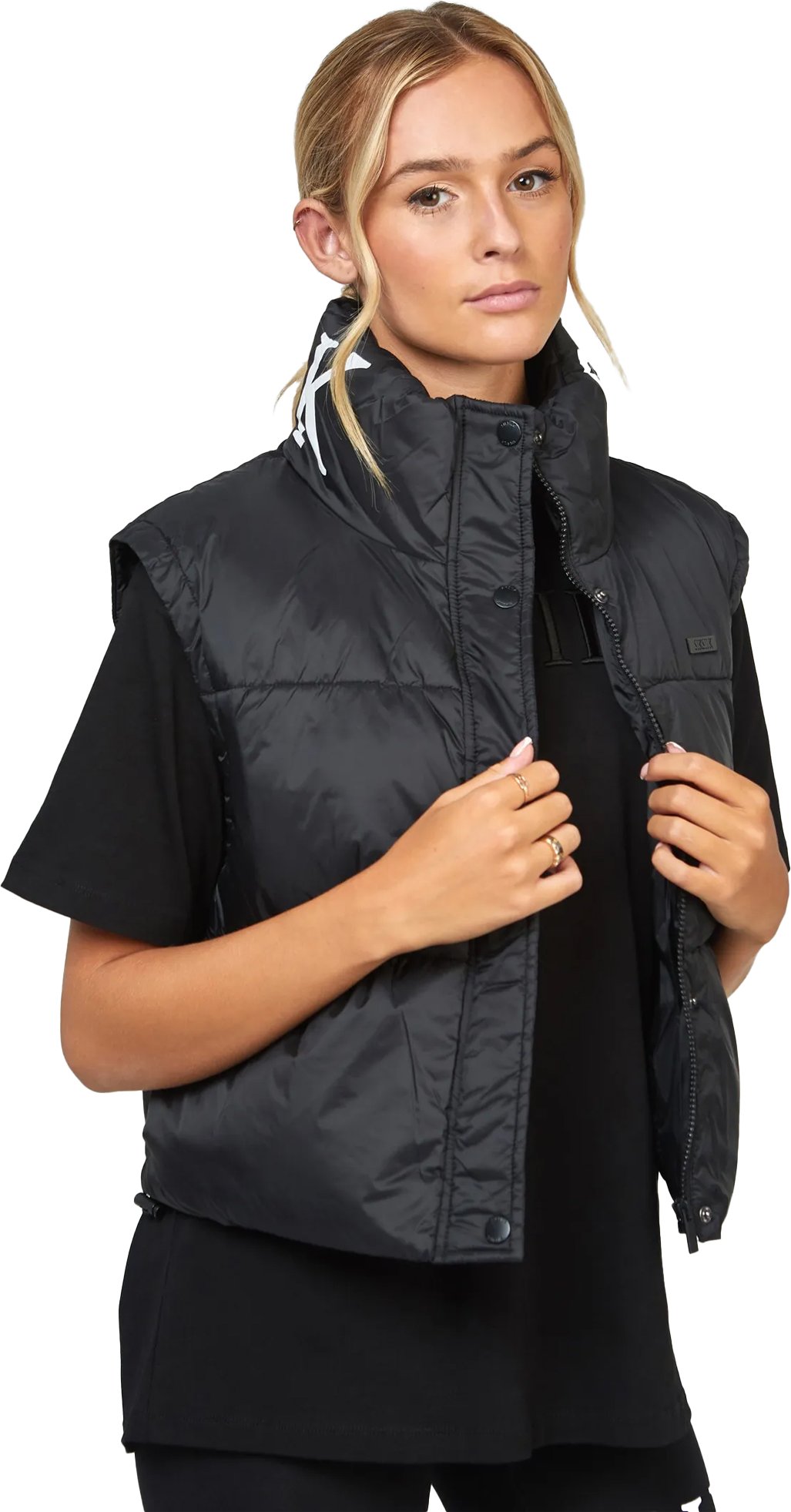 SikSilk - Weste kurz geschnitten für Damen (Schwarz)