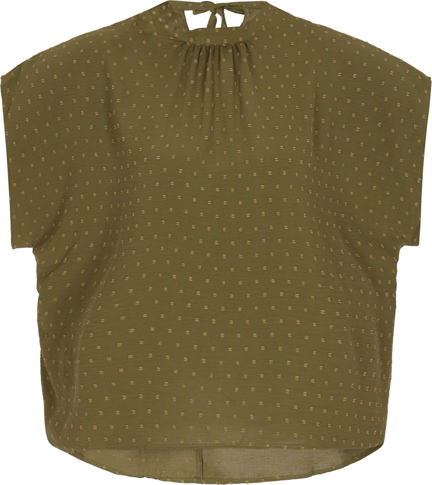 usha Bluse in großen Größen Damen Moosgrün