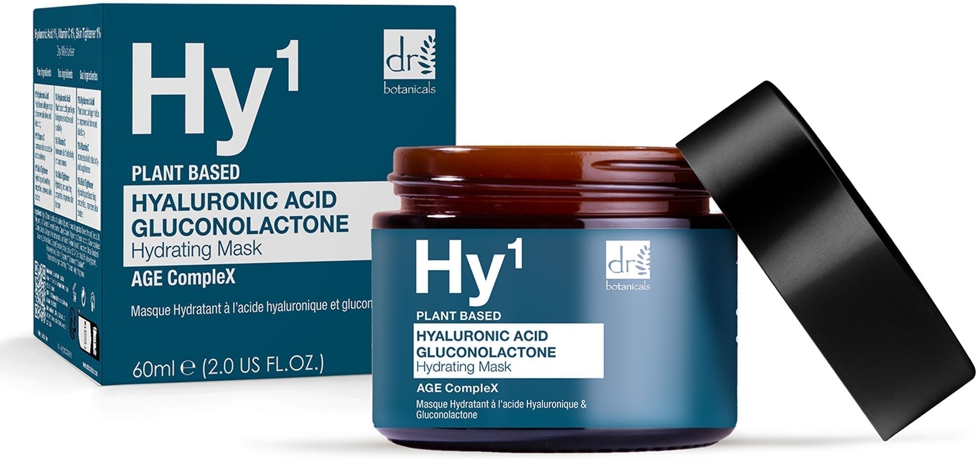 Thumbnail - Dr Botanicals Hyaluronsäure 1% & Gluconolacton Maske 60ml