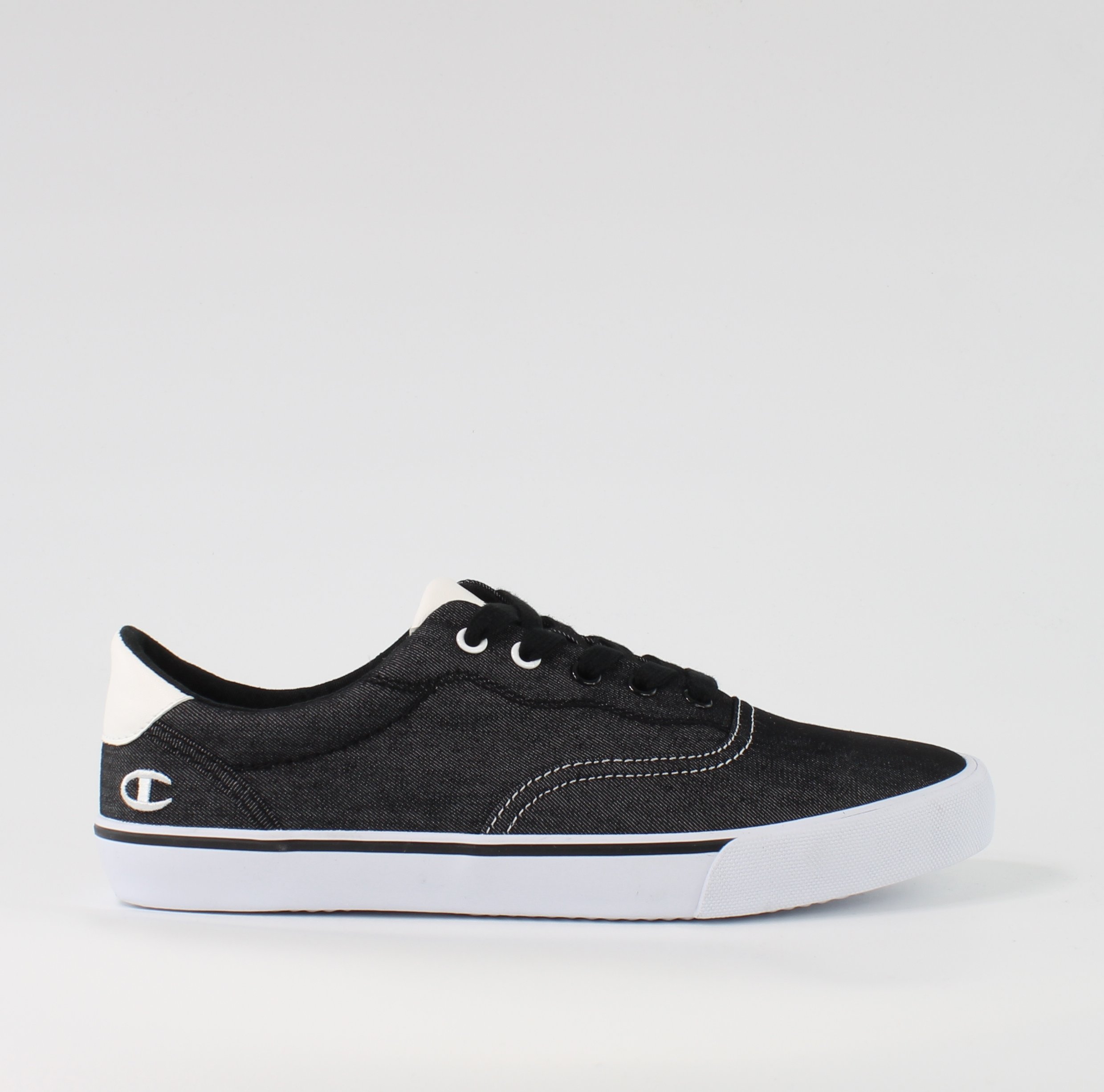 Champion Boston Womens Black Plimsolls