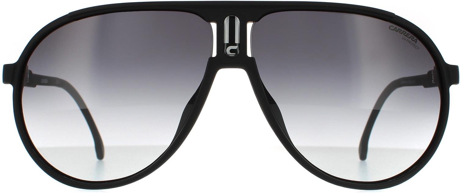 Champion des lunettes de soleil Carrera / N DL5 9O Matte noir gris noir