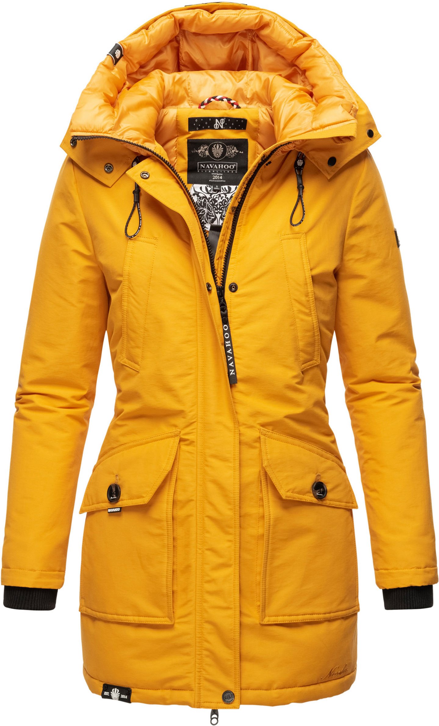 Navahoo Damen Winterjacke Blizzardstorm – Lang, Warm & Funktional